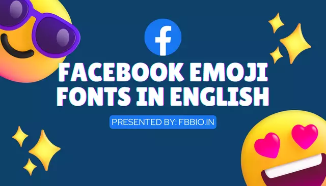 Facebook emoji fonts in English